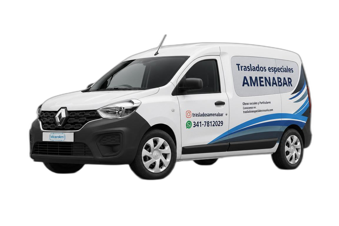 Kangoo Amenábar — lateral izquierdo, frontal 3⁄4